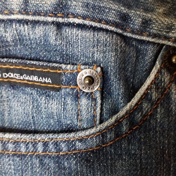 D&G Ittierre Spa Flare distressed boot cut flare leg mid rise Jeans 27 - Picture 11 of 16